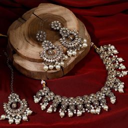 zarmar fashion Women WhiteJewellery Set-image-72