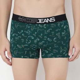 UnderJeans by Spykar Printed Mid-Rise Short Trunk-picture-44