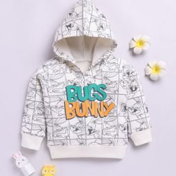 YK X Tinyo Infant Boys Bugs Bunny Printed Hooded Sweatshirt-picture-21