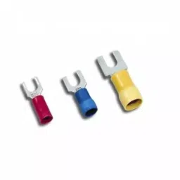 MECATRACTION Insulated Fork Terminal Polycarbonate, C100SRGFB0-3 (Pack of 100)-picture-9
