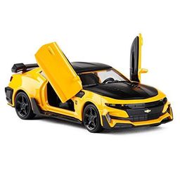 SANJARY Die Cast Metal Car - Yellow-11