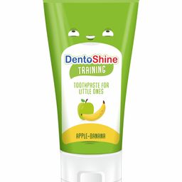 DentoShine Non Foaming & Fluoride Free Little One's Training Toothpaste Apple Banana Flavour - 60 g-31