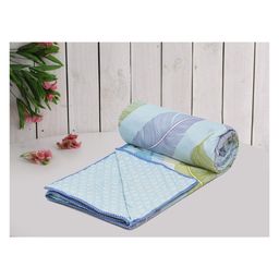 RRC Super Soft Microfiber Cotton Reversible Dohar For Double  Bed -Light Blue-14