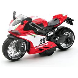 Magicwand 1:14 Scale Die-Cast R1 Sports Bike with Moving Handle,Music,Lights & Pull Back Action-10