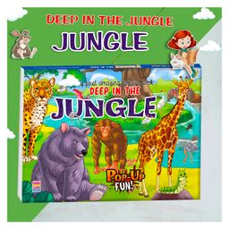 My First Amazing Pop up story Book - Deep in the Jungle with Bestime Fun and Colorful for Kids, Children and Toddlers - Language-English-32