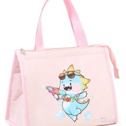 Butterthief Insulated Leak Proof Lunch Box Bag for School Kids - Light Pink-image-49