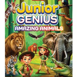 Dreamland Junior Genius Amazing Animals Learning Book for Kids Age 7+, Discover Incredible Creatures with Facts, Activities, and Puzzles, By Dreamland Paperback - English-28