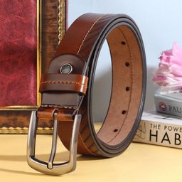 Provogue Men Textured Leather Formal Belt-image-110