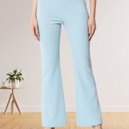 R.Code by The Roadster Life Co. Women Flared High-Rise Trousers-picture-26