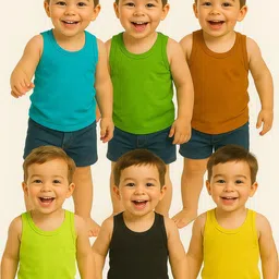 CORTICA Pack of 6 Kids Colorful Printed Cotton Inner wear-image-112