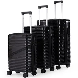 Assembly Unisex Set Of 3 Oblique Family Trolley Bags-picture-35