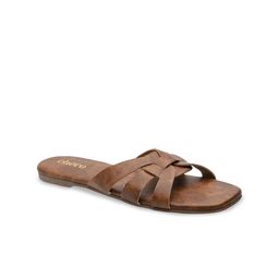 Chere Women Solid Open Toe Flats with Bows-18