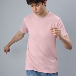 BLUWEEA Structured Round Neck Short Sleeves T-shirt-image-76