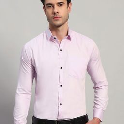 BUSCOTT Spread Collar Long Sleeves Formal Shirt-image-89