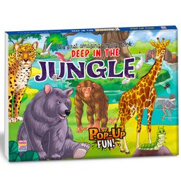hellofriend books My First Amazing Pop up story Book - Deep in the Jungle with Bestime Fun and Colorful for Kids, Children and Toddlers - Language-English image 5
