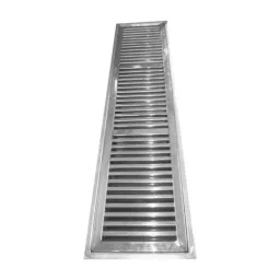Chilly 450x75 mm Rail Grating with Frame Stainless Steel Glossy Finish Silver, RLG-45075-image-22