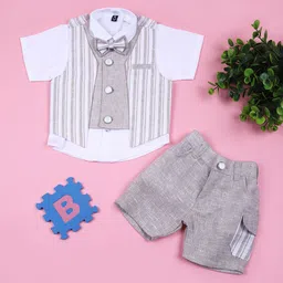 V-Mart Boys Striped Shirt with Shorts-picture-55
