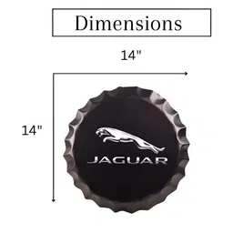 eazy wagon Black & White Bottle Caps Printed Metal Wall Hangings-image-56
