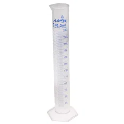RS PRO PMP Measuring Cylinder, 250ml Model No 8920003-1
