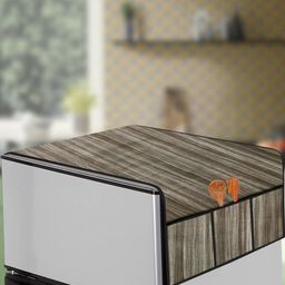 The Furnishing Tree Coffee Brown Plastic Refrigerator Cover-image-78
