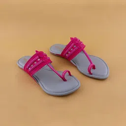 Ozuri Women Embellished One Toe Flats-picture-26