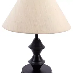 Tucasa NTU-275 B-22 Table Lamp with Metal Base (Beige) image 3