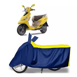 Auto Pearl Two Wheeler Cover for TVS Scooty Zest 110 BS6 - Yellow, Blue-image-50