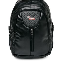 F Gear Unisex Black Solid Tycoon Backpack-12
