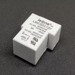 Invento ISC 1505-4 White T Shaped PCB Mount Relay SPDT Relay 30A Set of 10 image 1