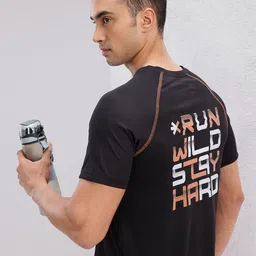 HRX by Hrithik Roshan Rapid-Dry Printed Running T-shirt-image-94