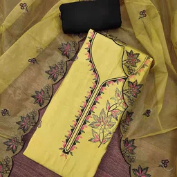 KALINI Embroidered Unstitched Dress Material-picture-20