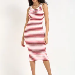 Tommy Hilfiger Striped Bodycon Dress-image-43