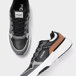 FCUK Men Colourblocked Sneakers-image-24