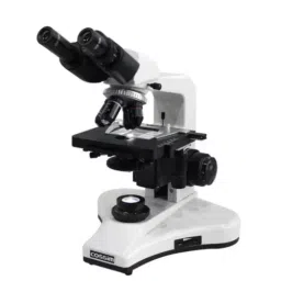 SND Bharat White and Black Diecast Aluminium Digital Trinacular Microscope DI-142-30