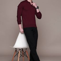 Roadster Men Acrylic Pullover-image-61