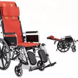 Karma Wheelchair, 18 inch Seat Width, Upto 115 Kg Weight Capcity, KM-5000F24-23