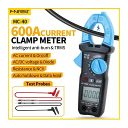 FNIRSI MC-40 Clamp Meter Digital Multimeter & AC/DC Clamp Meter For Accurate Current Measurement - RS8367FNIRSI MC-40 Clamp Meter Digital Multimeter & AC/DC Clamp Meter For Accurate Current Measurement - RS8367 image 2