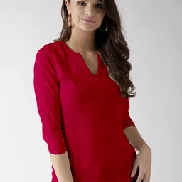 ZARISTAA V-Neck Lace-Up Top-picture-33
