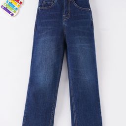 Ed-a-Mamma Sustainable Cotton Full Length Washed & Solid Colour Jeans - Blue-picture-32