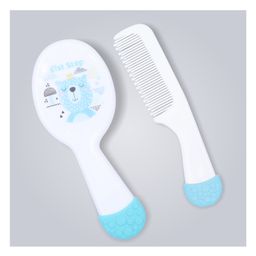 1st Step Comb And Brush Grooming Set Animal Print - Blue-image-40