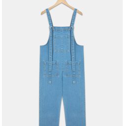 Olele Sleeveless Denim Dungaree - Blue-image-6