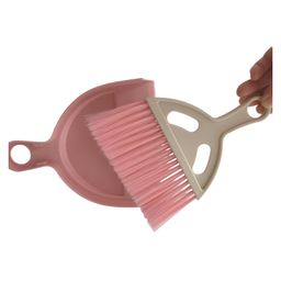 COZY VIBES Mini Broom and Dustpan Set with Handle, Hangable Small Hand Dustpan and Brush Cleaning Tool Set for Table Desk Keyboard Countertop Cars Sofa-PACK OF 1 - COLOR MAY VARY image 2