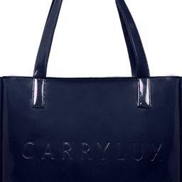 CarryLux PU Structured Shoulder Bag with Cut Work image 5