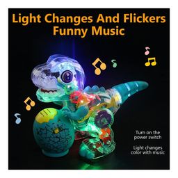 AKN TOYS 3D with 360 Degree Rotation Gear Simulation Mechanical Sound and Light Dino Toy (Colour May Vary) image 4