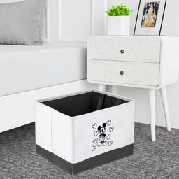 disney by kuber Kuber Industries Disney Mickey Drawer Storage Box  Storage Box for Clothes  Wardrobe Organizer for Books  Closet Box with Handle  Clothes Drawer Organizer  Small  Pack of 5  Multi image 5