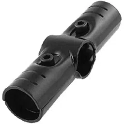BIS Metal Black T-Shape Lean Tube for 28 mm Hole Dia, TS-4-3