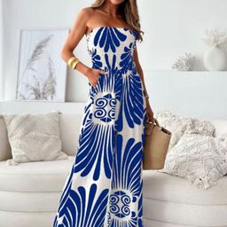 StyleCast x Revolte Strapless Printed Basic Jumpsuit-picture-15
