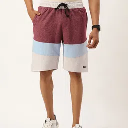ARISE Men Colourblocked Regular Shorts-image-55