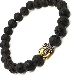 Divine souvenirs Unisex Artificial Beaded Elasticated Bracelet-image-37