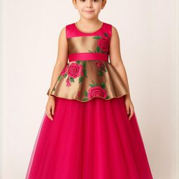 My Lil Princess Girls A-Line Embellished Dresses-image-44